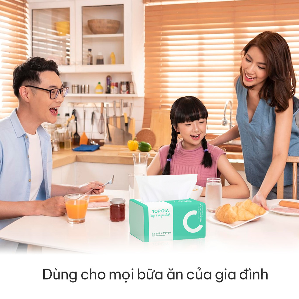 Giấy rút lụa Top Gia thùng 20 gói lớn siêu dai