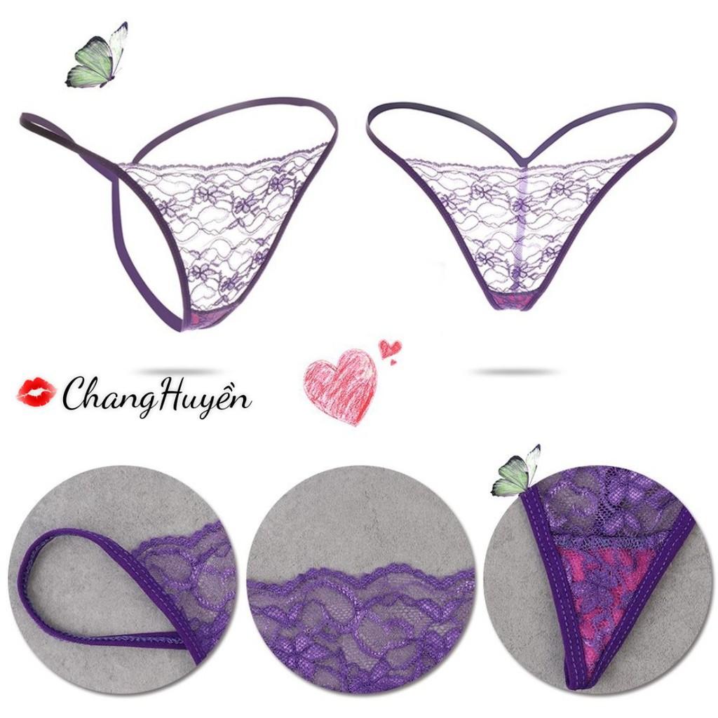 Quần lót lọt khe ren Sexy - giao màu ngẫu nhiên