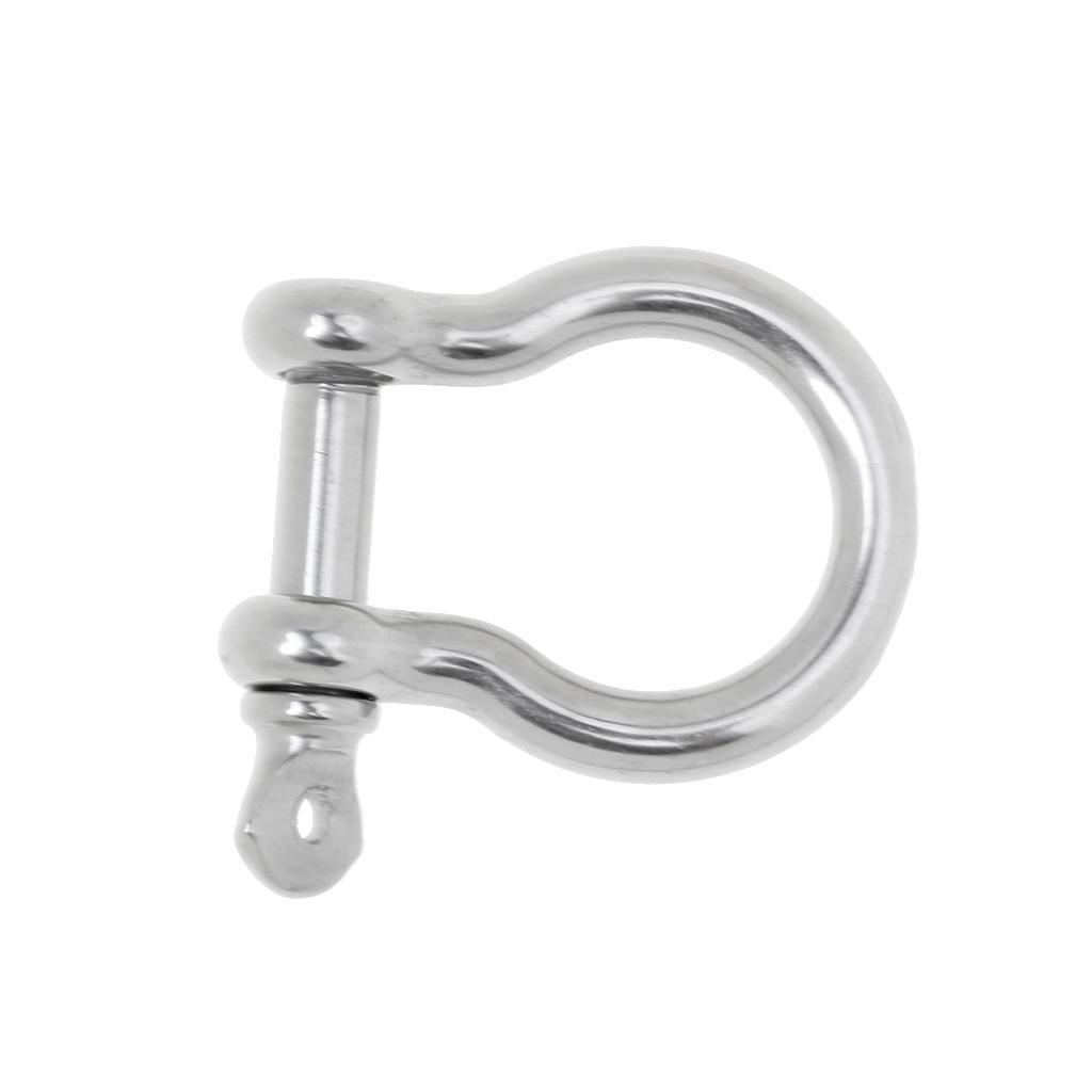 4-5pack Marine Boat Chain Rigging Bow Shackle Captive Pin 304 Stainless Steel