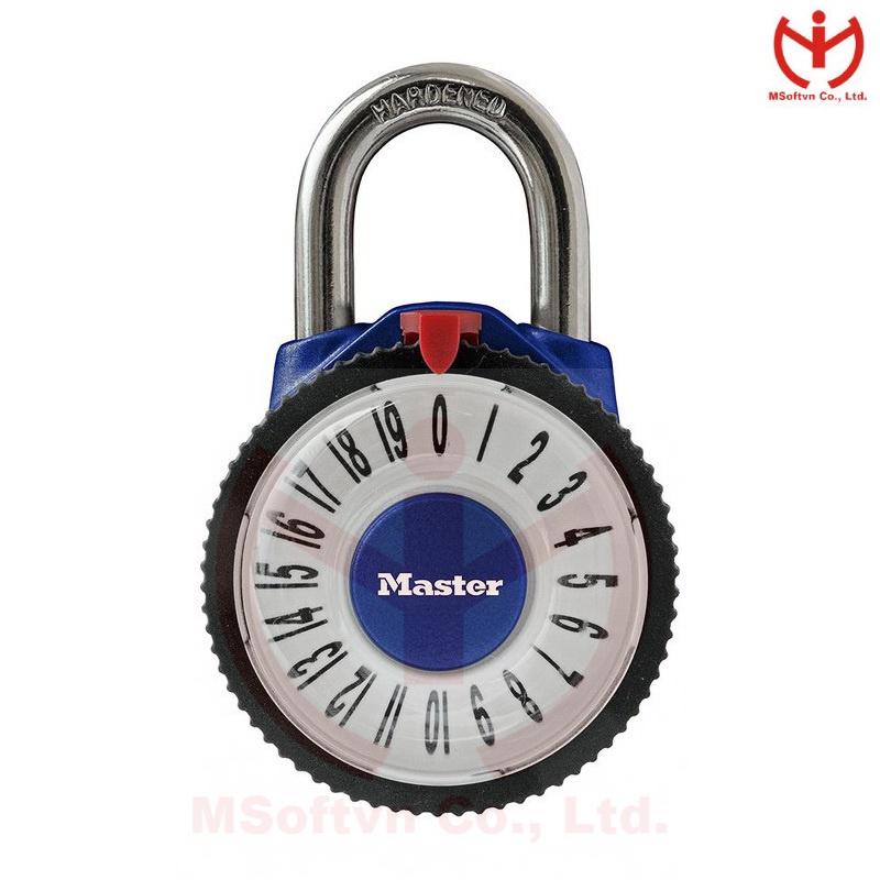 Ổ khóa số Master Lock 1588 D mật mã cố định - khóa tủ cá nhân - MSOFT