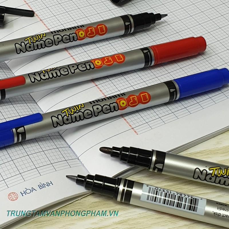 Bút lông dầu nhỏ Monamin Twin Name Pen