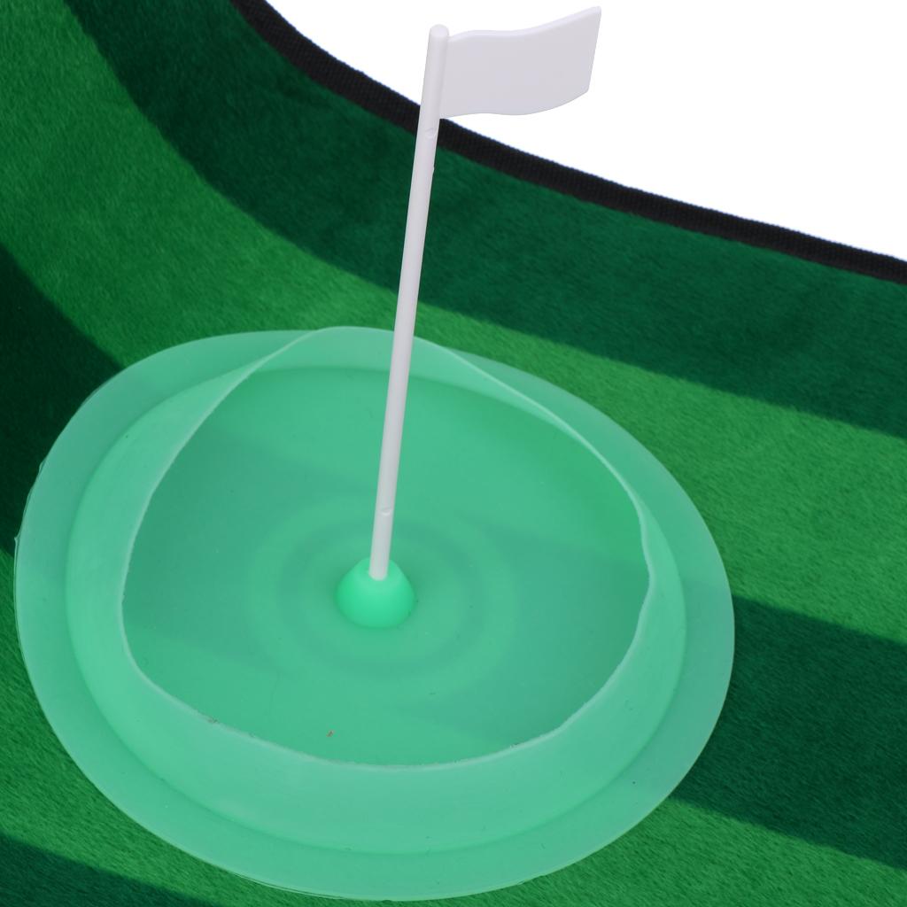 10' x 1' Non-slip Indoor Outdoor Practice Golf Putting Green Mat Golf Training Aid