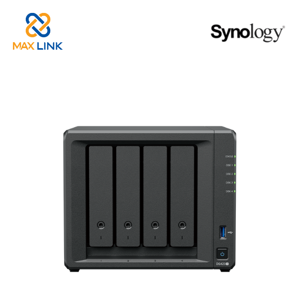 Thiết bị lưu trữ NAS Synology DS423+ (Đen) - Hàng Chính Hãng