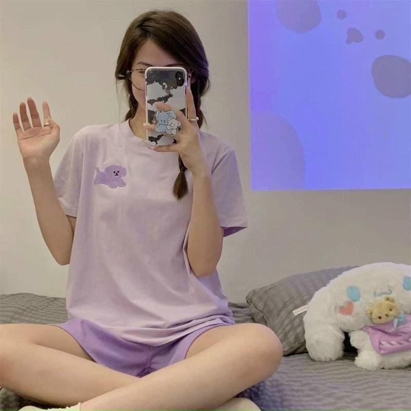 Bộ đồ cotton nữ mặc nhà