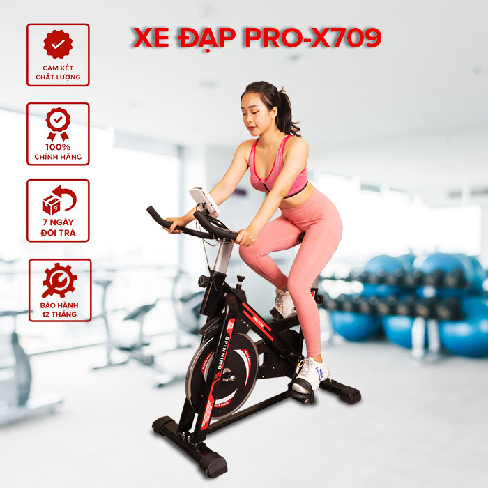 Xe đạp tập thể dục Pro-X709 tập cardio - giảm cân - rèn luyện sức khỏe mỗi ngày