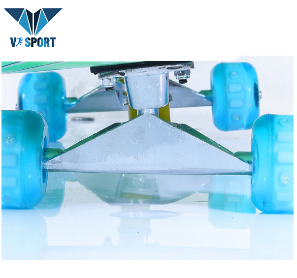 Ván Trượt Skateboard Có Bánh Xe Phát Sáng, Ván Trượt Gỗ Dành Cho Thanh Thiếu Niên - Ván Trượt Trẻ Em 80cm, mặt nhám chống trơn trượt