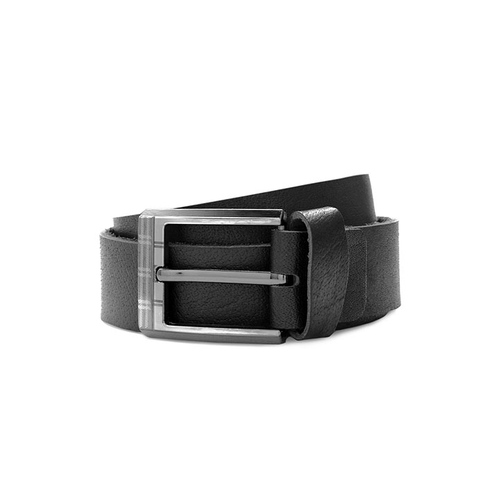 HJ4102 - Dây nịt nam Huy Hoàng 1 lớp 4P màu đen