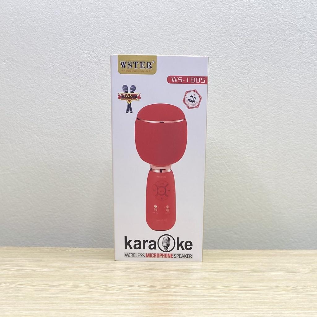 Micro karaoke kèm loa bluetooth WSTER WS-1885