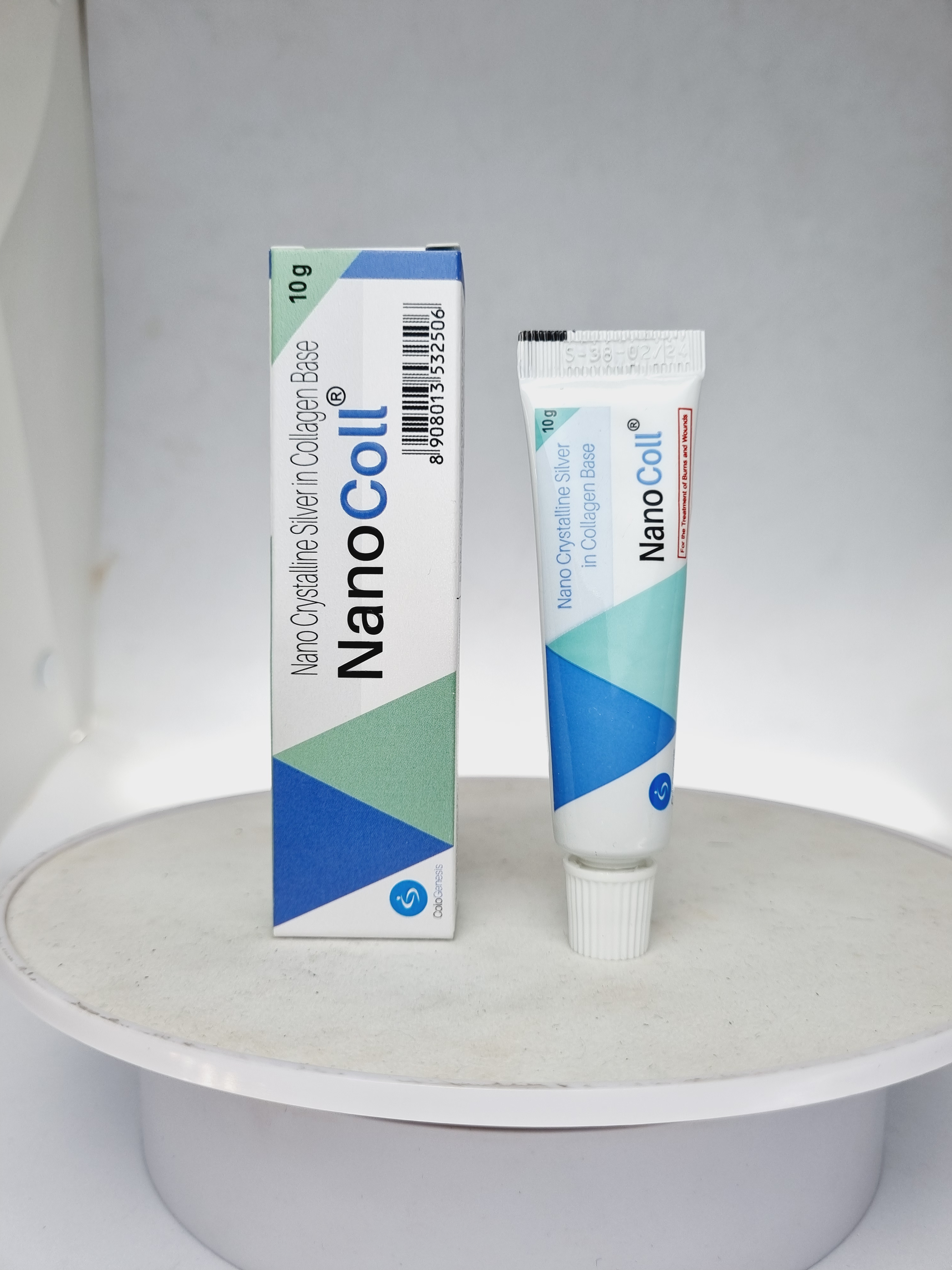 Gel NANOCOLL Bôi Vết Bỏng, Vết Thương Trên Da Giúp Làm Lành Nhanh, Kháng Khuẩn Và Ngăn Ngừa Hình Thành Sẹo (Tuýp 10g)