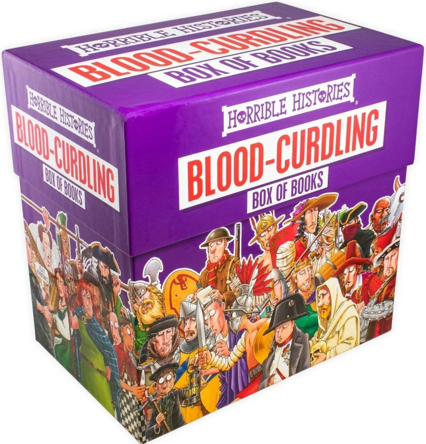 Horrible Histories (Blood - Curdling Box of Books) - 20 Books | Bản Nhập Khẩu