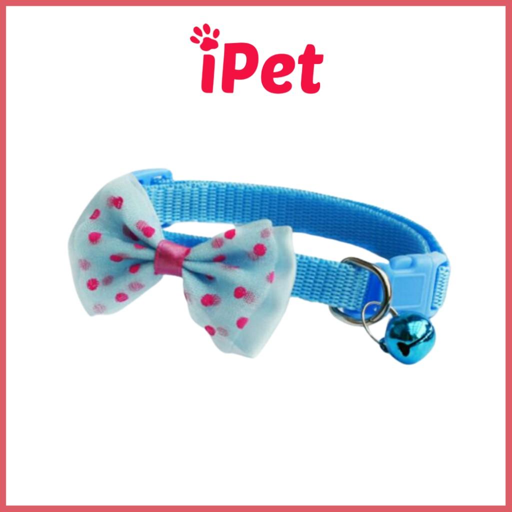 Vòng Cổ Nơ Cho Thú Cưng Chó Mèo Dưới 5kg