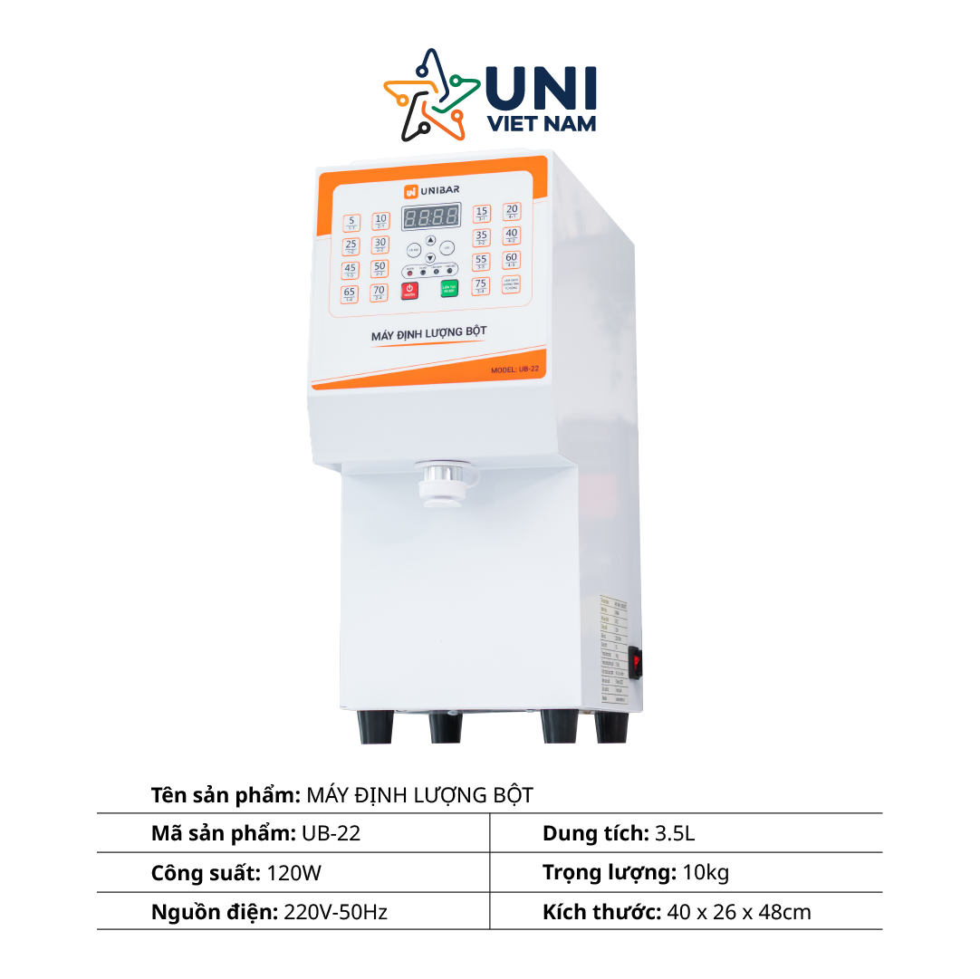 Máy định lượng bột Unibar UB-22