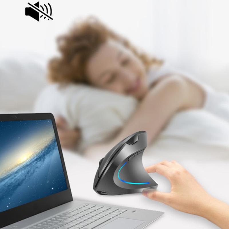 Công Thái Dọc Chuột 2.4G USB Chuột Chơi Game Không Dây Chuột Máy Tính Có Đèn