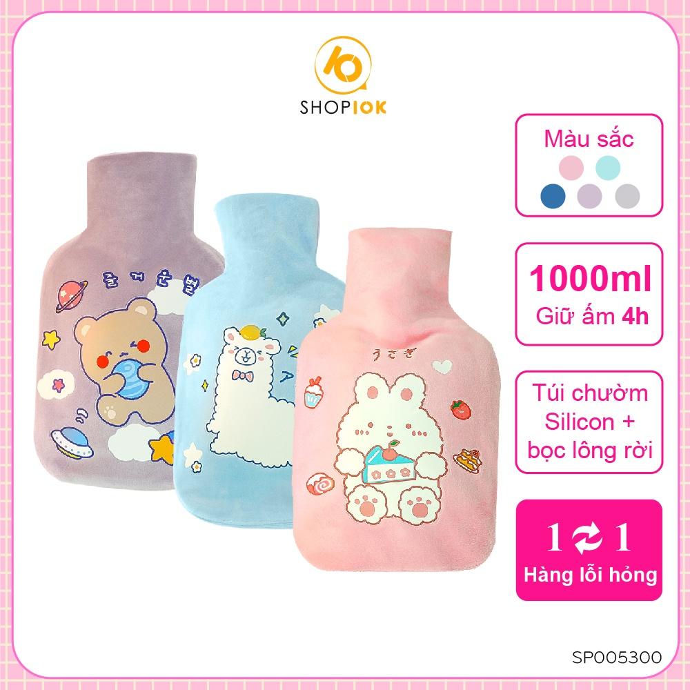 Túi chườm ấm giảm đau bụng ngày đèn đỏ, túi giữ nhiệt cho nữ dung tích 1000ml- SP005300