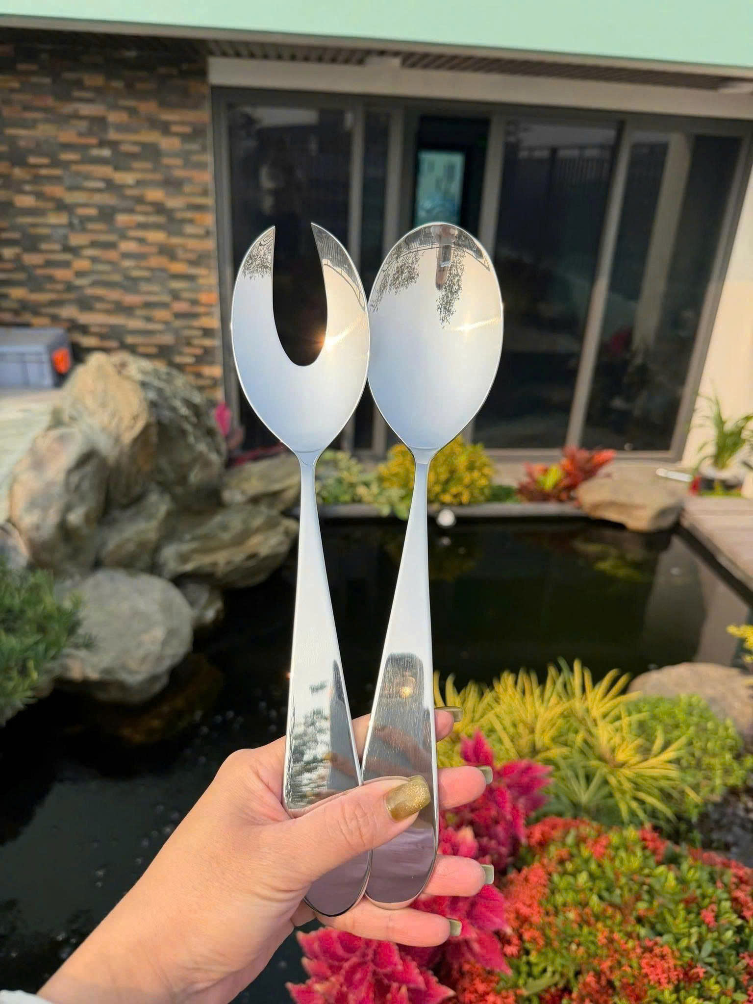 Set 2 thìa trộn Salat Villeroy Boch SERENO XXL hàng chính hãng