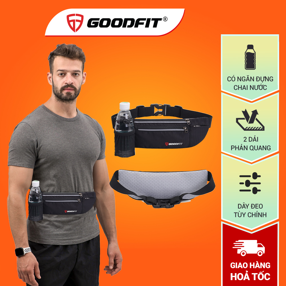Đai đeo chạy bộ GoodFit, túi đeo hông chạy bộ chống nước, đai đeo điện thoại chạy bộ GoodFit GF108RB