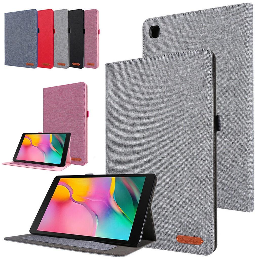 Dành cho  Samsung Galaxy Tab A7 2020 Sm-T500/T505 10.4 inch Bao da máy tính bảng denim kiêm giá đỡ cho