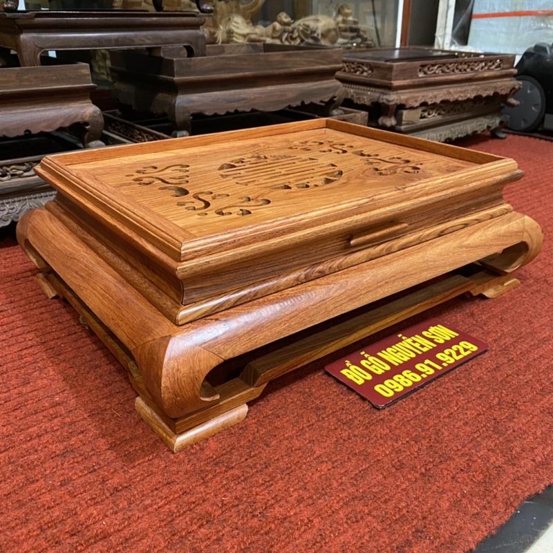 Khay trà gỗ hương đá