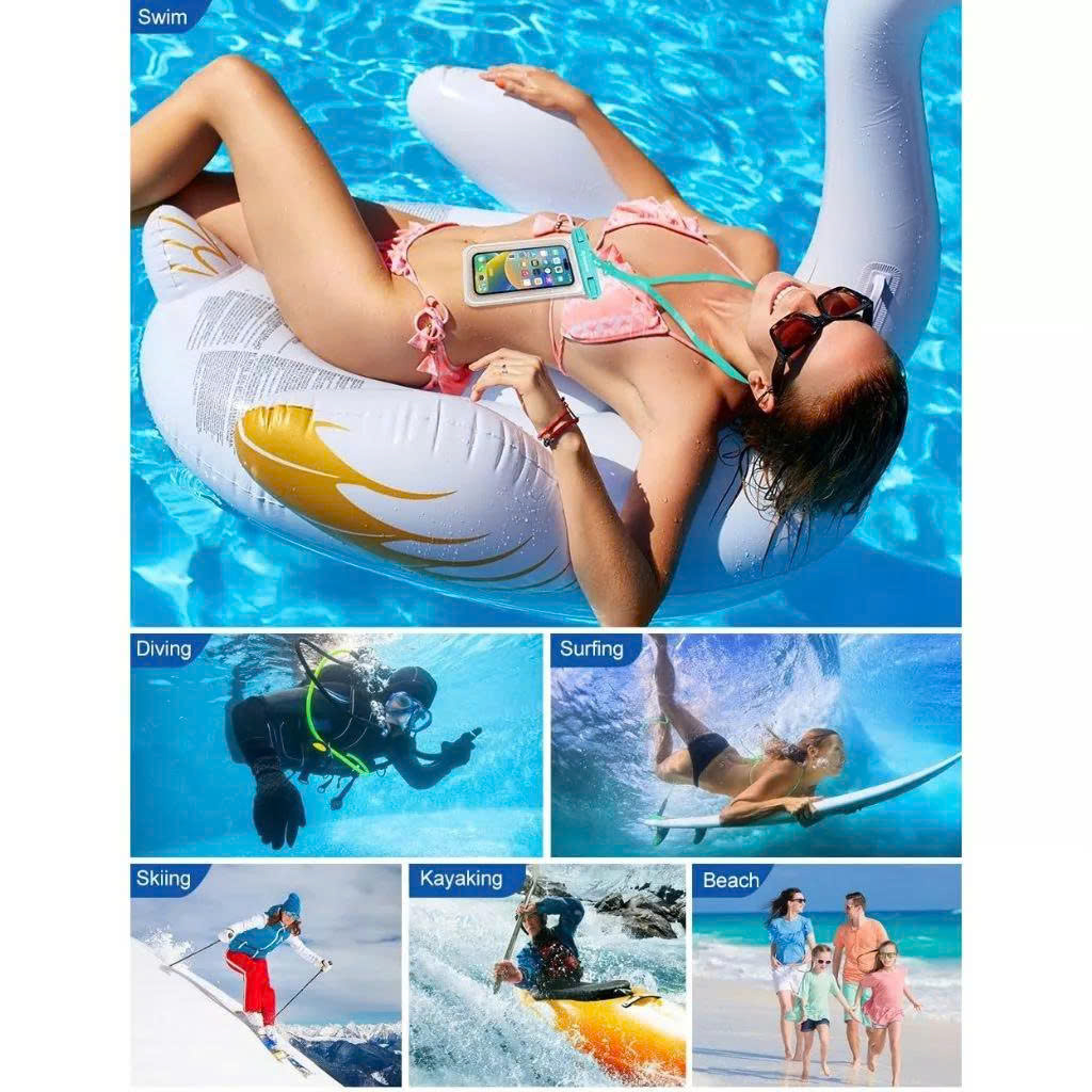 Túi Đựng Điện Thoại Chống Thấm Nước 30M OUBALA Đi Bơi Biển Lặn Nhiều Loại Kích Thước Iphone, Samsung - hàng chính hãng