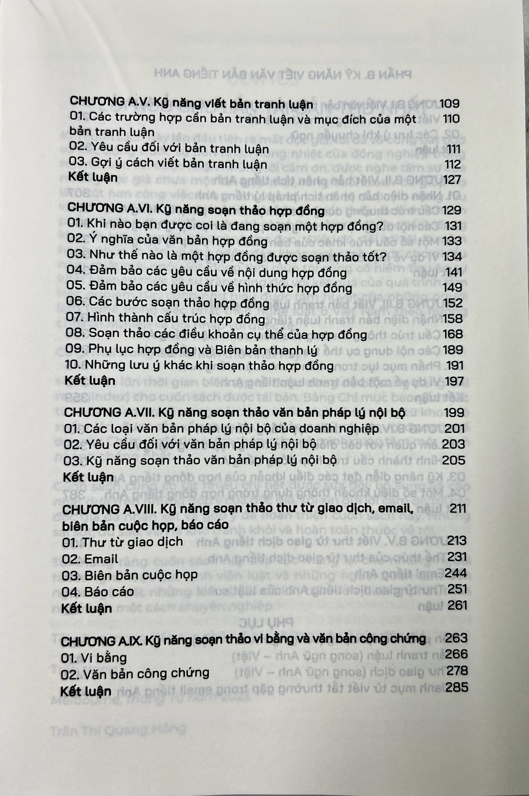 Kỹ năng viết cho người hành nghề luật -Tái bản lần thứ nhất có sửa chữa, bổ sung