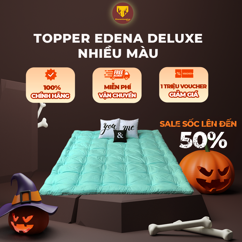 Topper Edena Deluxe nhiều màu, nhiều kích thước, mềm mại - [Chính hãng