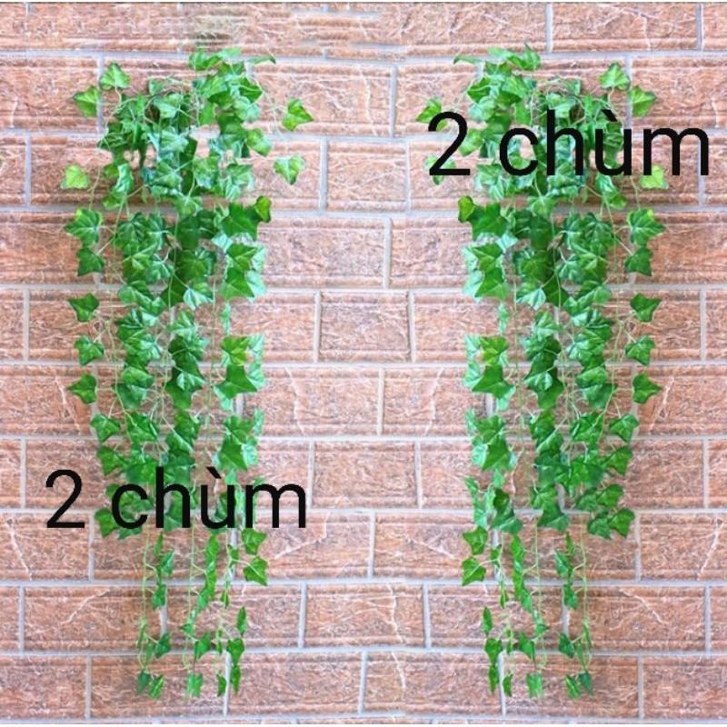 Rủ lá thường xuân treo tường dài 1m- Hoa vải lụa