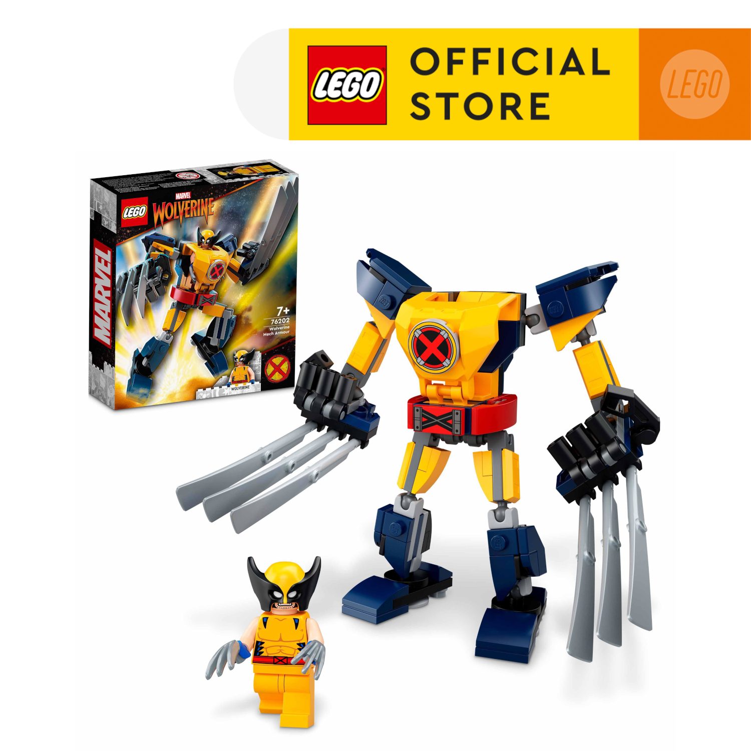 LEGO Super Heroes 76202 Chiến giáp Wolverin (141 chi tiết)