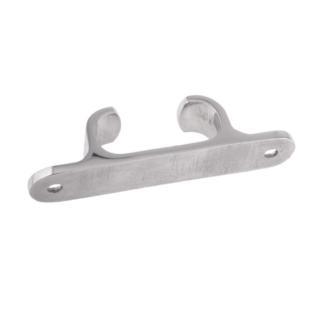 2pcs Stainless Steel Line Straight Fairlead Bow Chock Marine Boat Cleat S&M