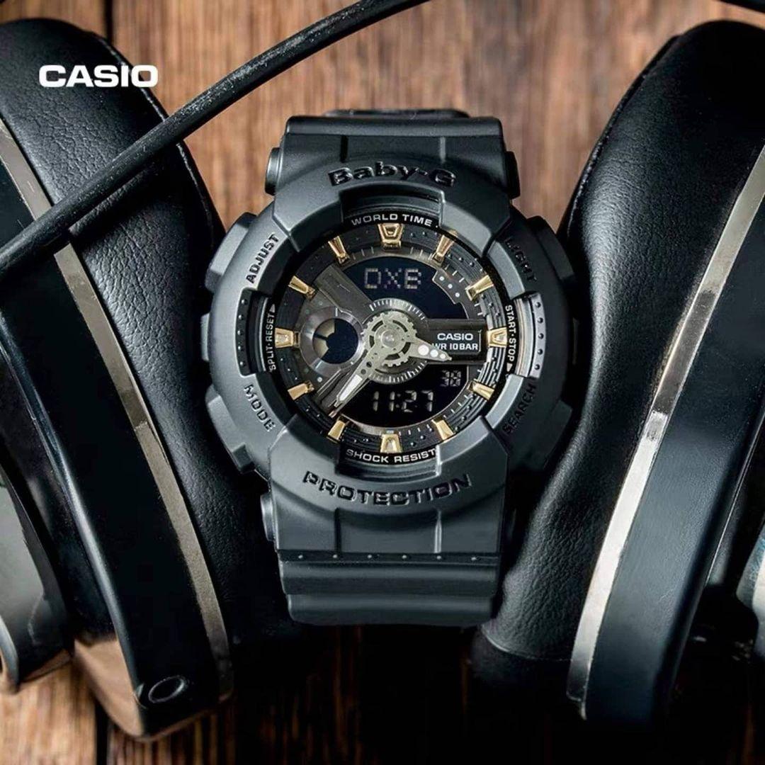 Đồng Hồ Nữ Dây Nhựa Casio Baby-G BA-110GA-1ADR Chính Hãng - BA-110GA-1A