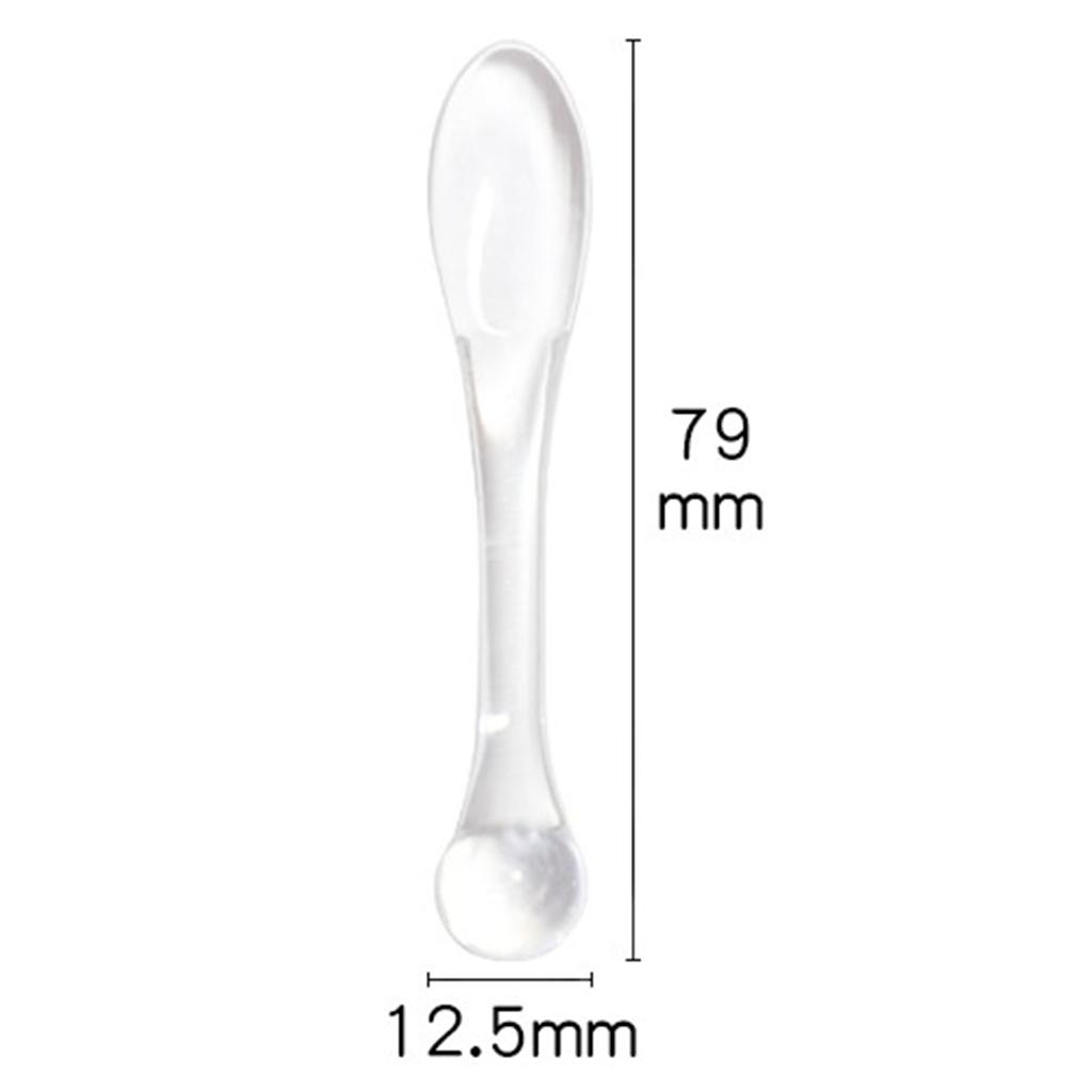 Cuticate 10 Mini Đựng Mỹ Phẩm Thìa Đũa Trộn Lấy Mẫu Da Mặt Nạ Thìa Rõ Ràng