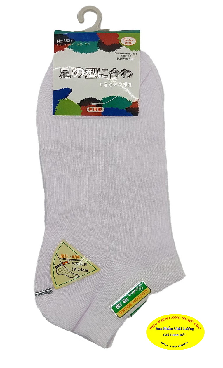 Tất vớ nữ Kiểu cổ ngắn Qishen Cotton Socks Fashion Chất liệu cotton co giãn, Mềm mại, Thấm hút mồ hôi, Bảo vệ đôi chân