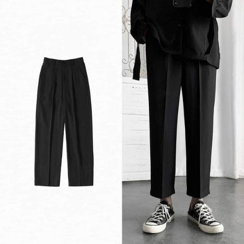 Quần baggy nam Unisex Tilaa Fashion - quần tây ống rộng trẻ trung - bộ đồ nam hàn quốc QB01