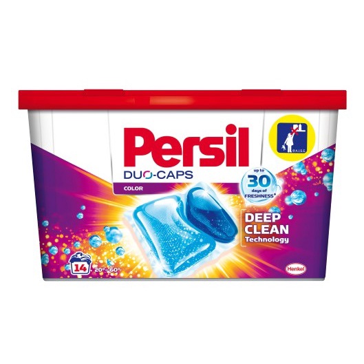 Viên Giặt Xả Máy PERSIL DUO-CAPS Đức 14 Viên Công Thức Thông MInh