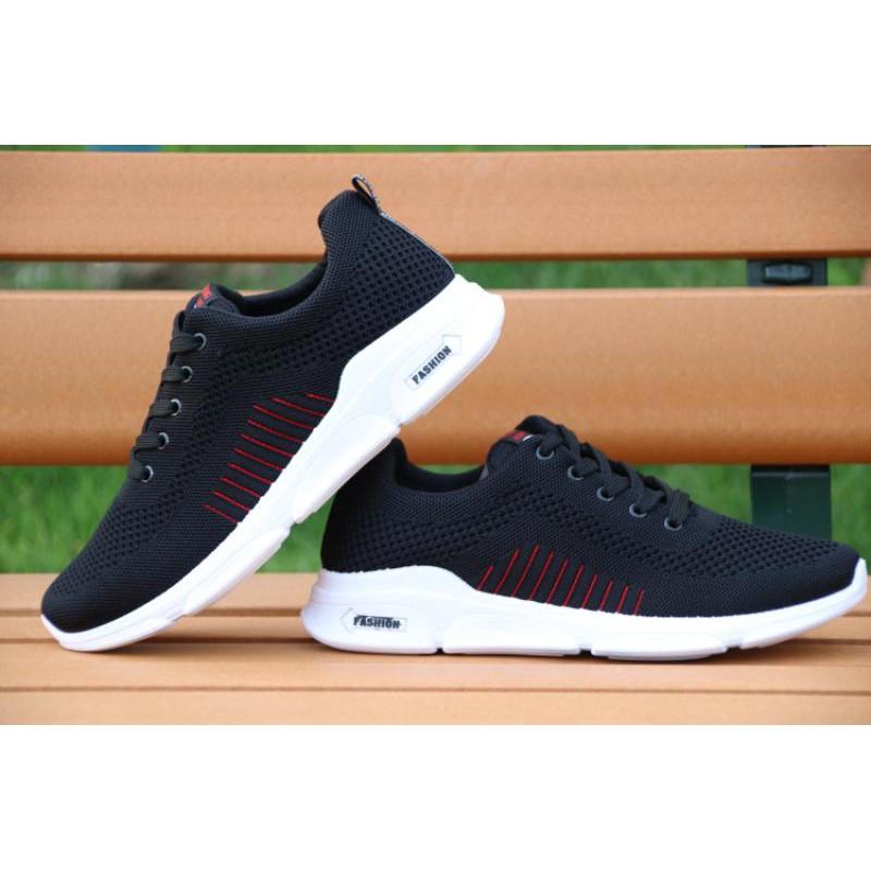 Giày Sneaker Nam Màu Đen Hàn Quốc - Q26