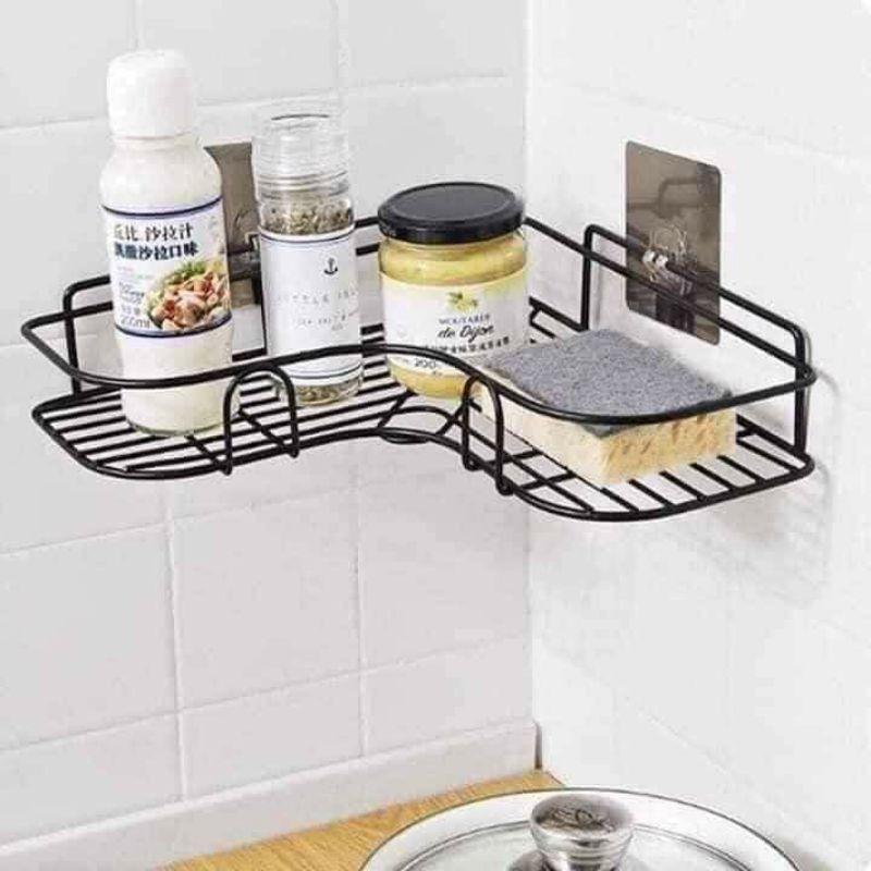 2 KỆ GÓC TƯỜNG ĐỂ ĐỒ NHÀ TẮM