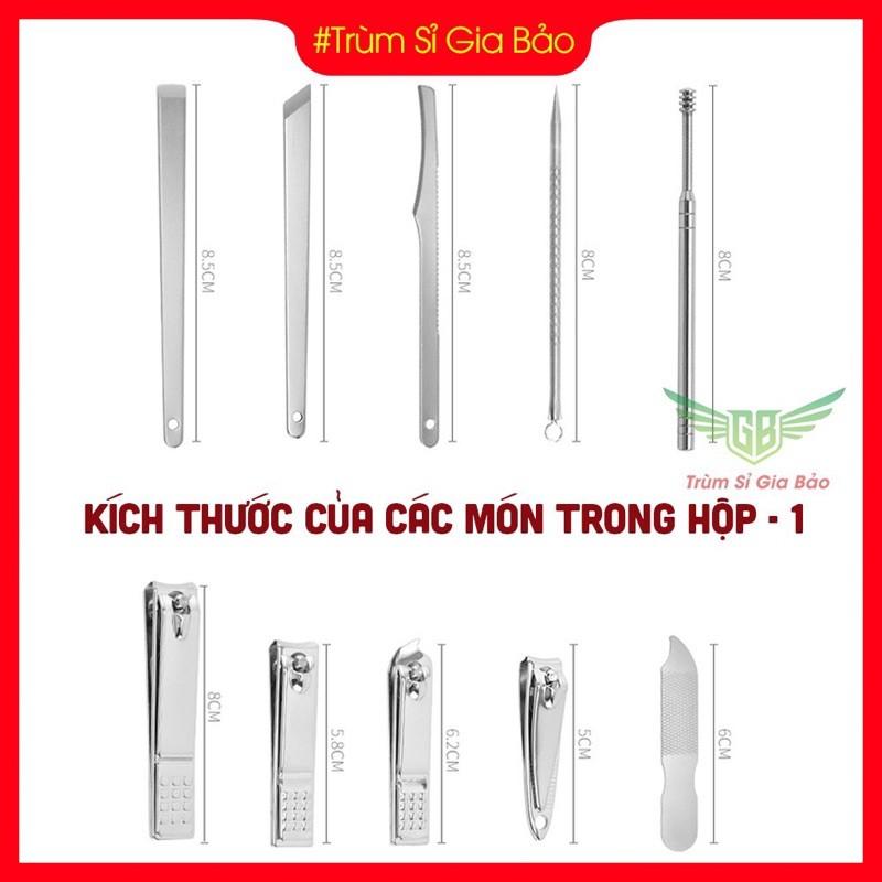 Bộ bấm móng tay làm đẹp 19 chi tiết , bộ kìm bấm móng gọn nhẹ , tiện dụng sang - xịn - mịn