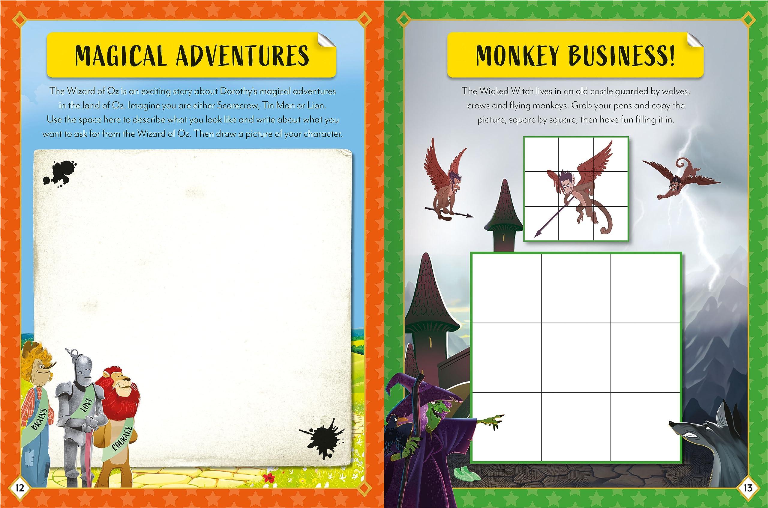 Sách ngoại văn: Sticker Activity Books - The Wizard Of Oz