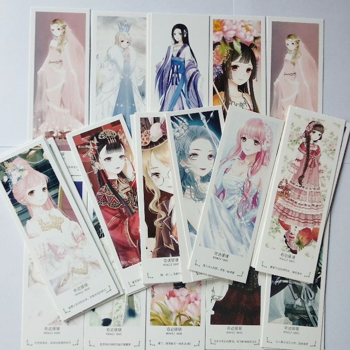 Bookmark Anime Nikki hộp 36 tấm