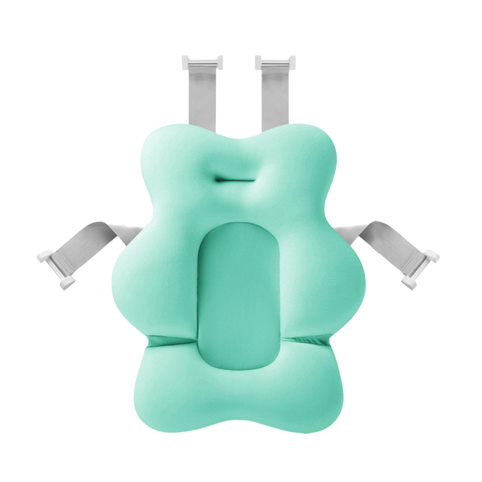 Portable Non-Slip Bathtub Pillow Bath Seat Support Mat Safety for Infant Baby