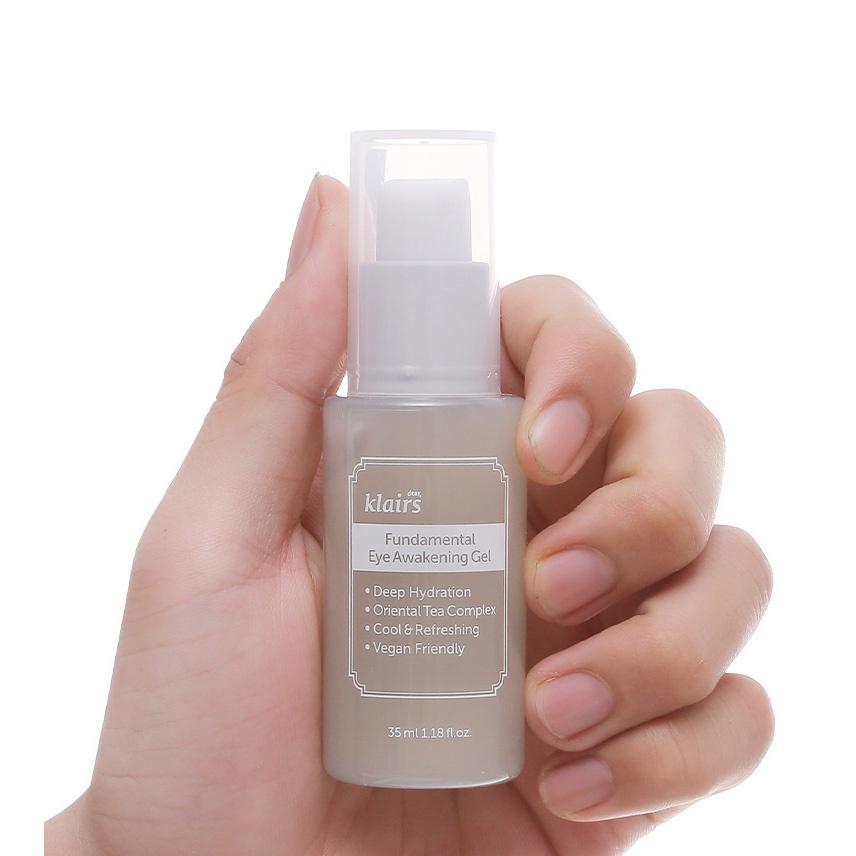 Kem dưỡng mắt dạng gel dưỡng ẩm, giảm bọng mắt, chống lão hóa Klairs Fundamental Eye Awakening Gel 35ml