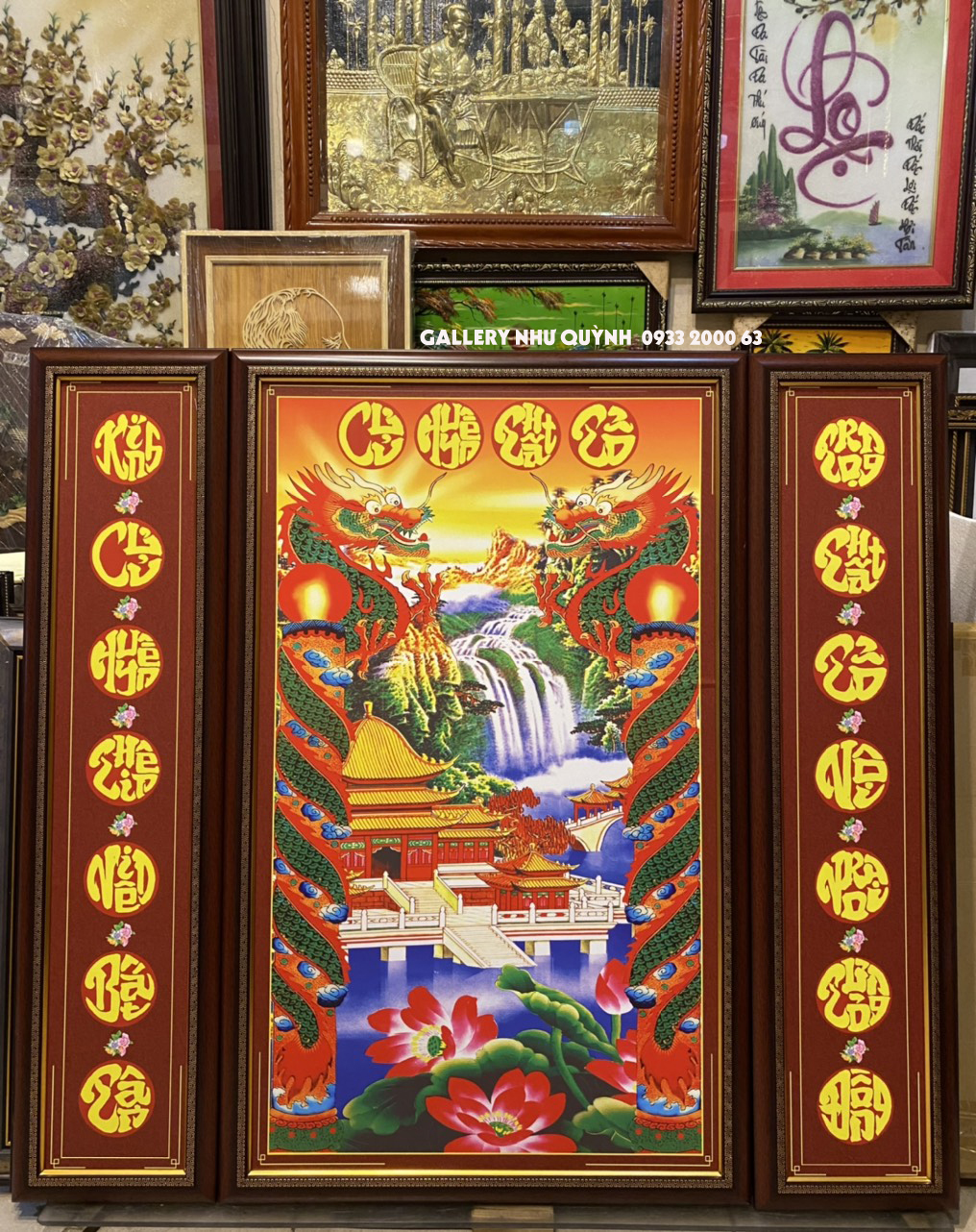 Tranh in dầu thờ cúng, CỬU HUYỀN THẤT TỔ -GT17