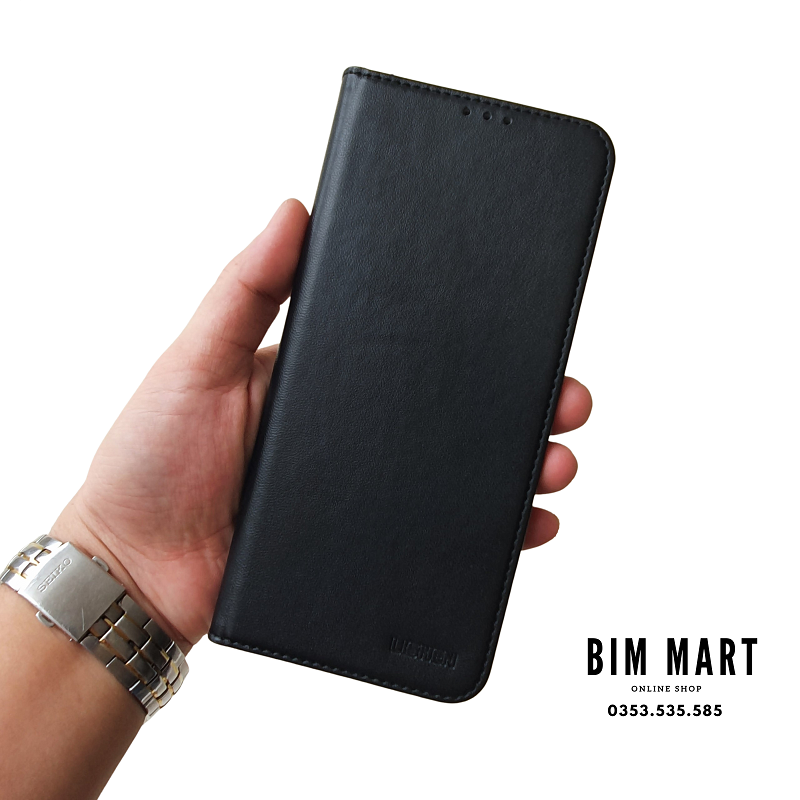 Bao da Lishen dạng ví dành cho Xiaomi Redmi Note 11 - Hàng nhập khẩu