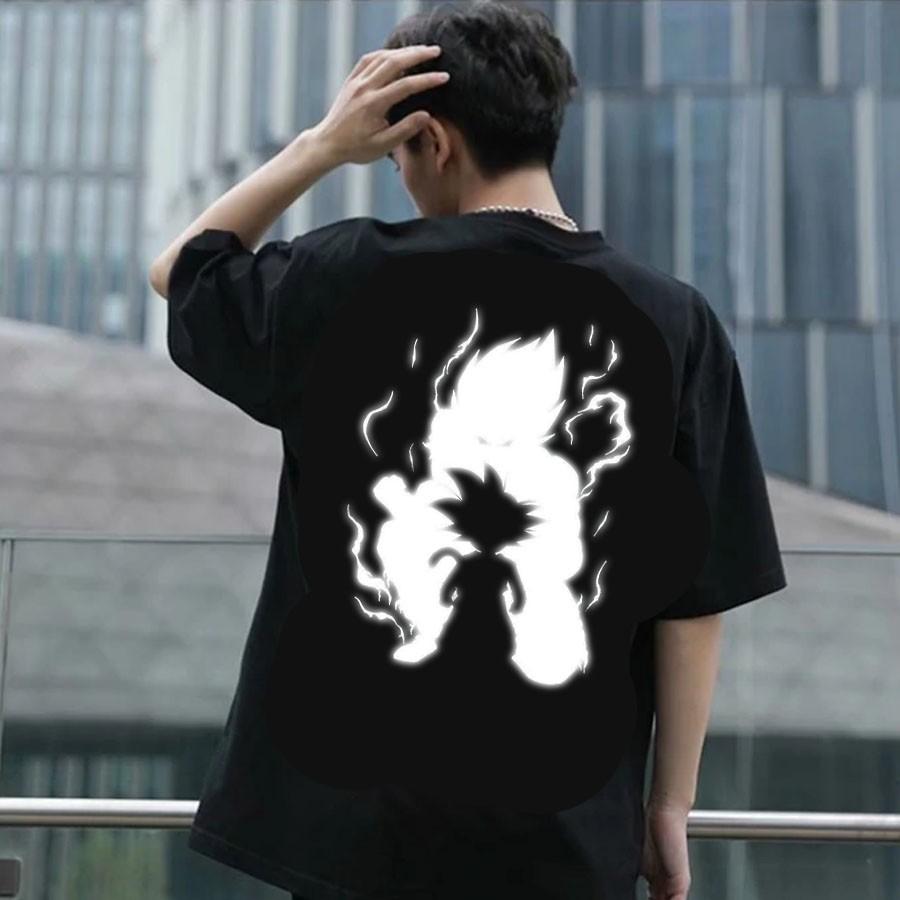 ÁO THUN PHẢN QUANG TAY LỠ GOKU 2 NAM NỮ