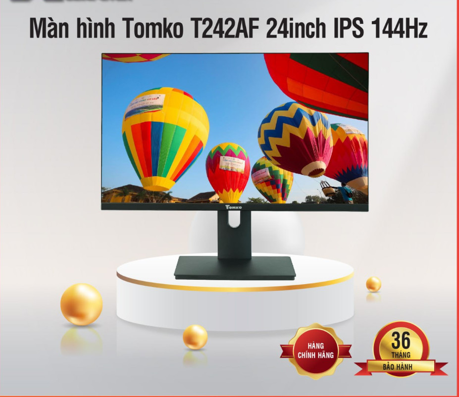 Màn hình máy tính 24 inch FHD T242AF Tần số quét 144HZ Tấm nền IPS - siêu rẻ siêu chất lượng - Hàng chính hãng