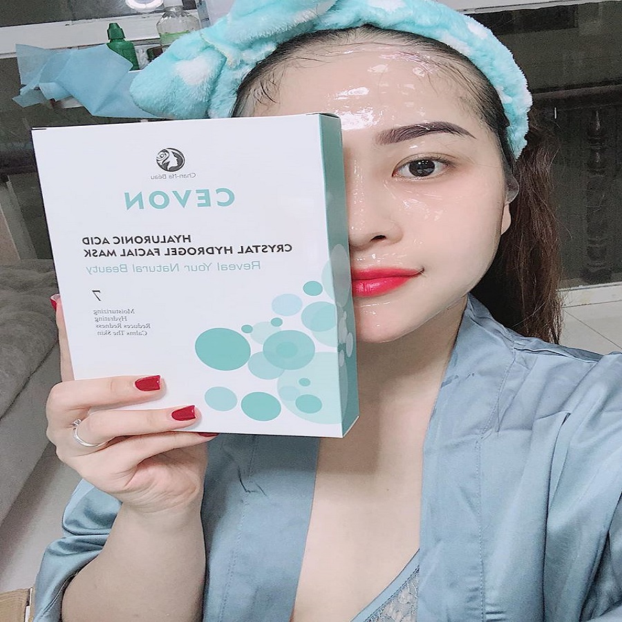 2 hộp Mask HA mặt nạ cevon trong suốt