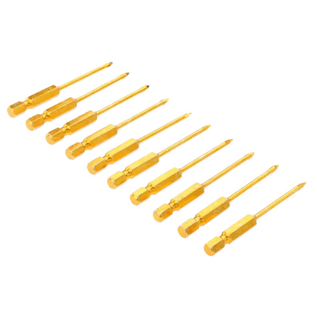 Hex Shank Ceramic Tile Glass Drill Bits Quick Bit Set