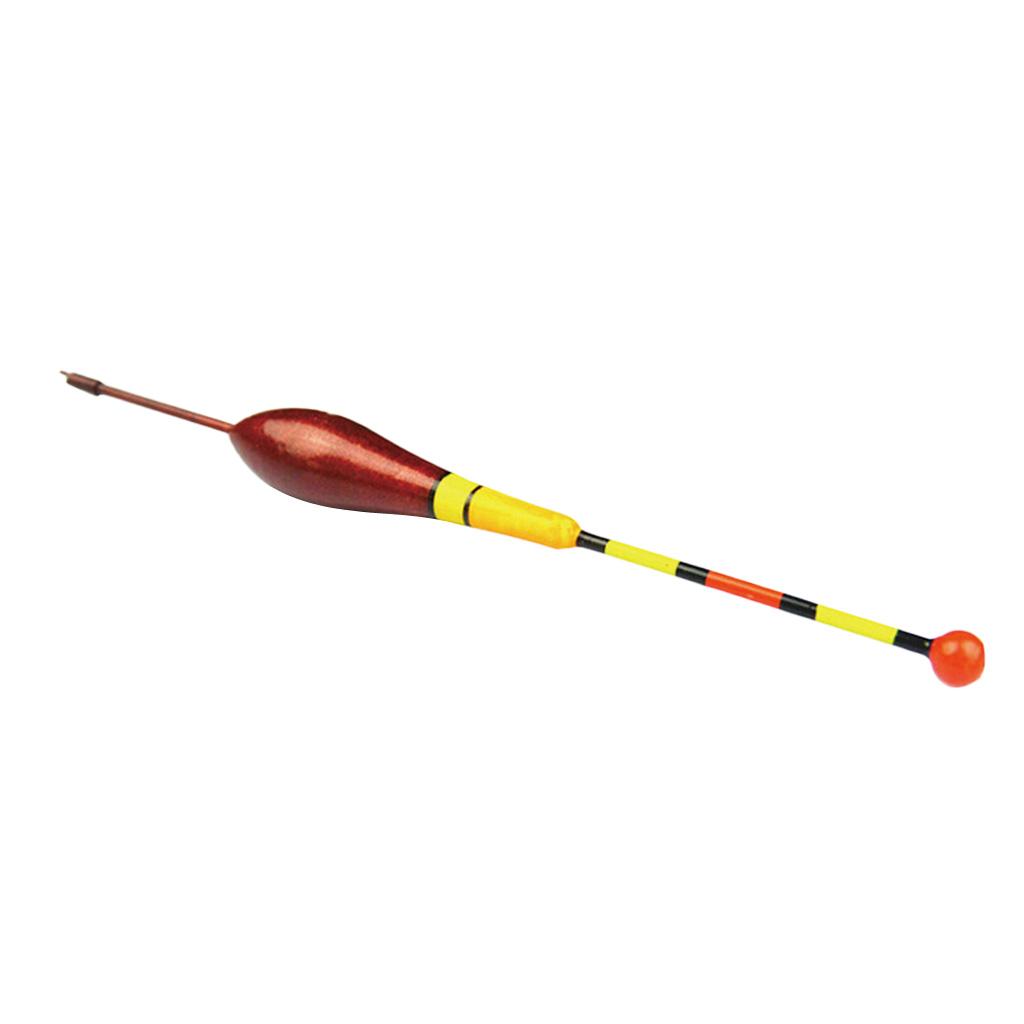 10pcs Fishing Wood Floats Bobbers Vertical Buoy Carp Coarse Fishing Tackle