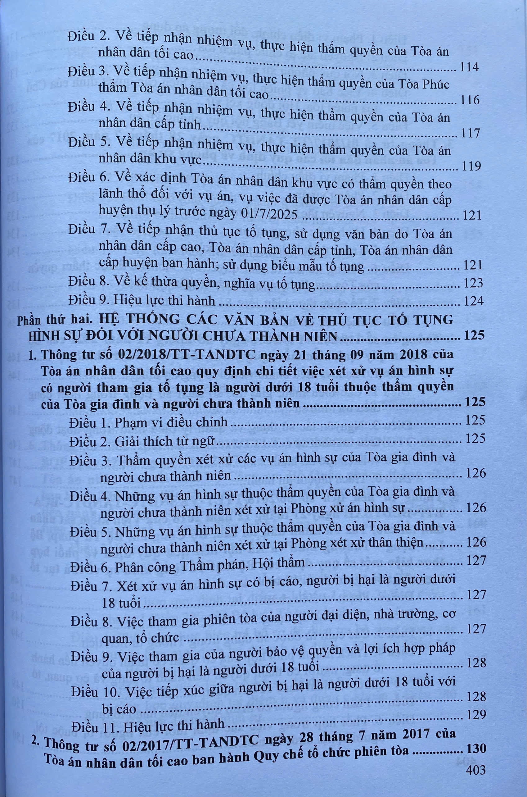 Luật Tư Pháp Người Chưa Thành Niên ( Sửa Đổi, Bổ Sung Năm 2025) Hệ Thống Các Văn Bản Về Thủ Tục Tố Tụng Hình Sự Đối Với Người Chưa Thành Niên