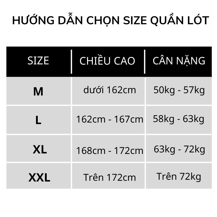 quần lót nam relax cotton cao cấp chính hãng, quần sịp nam relax underwearwear rltk61 - M
