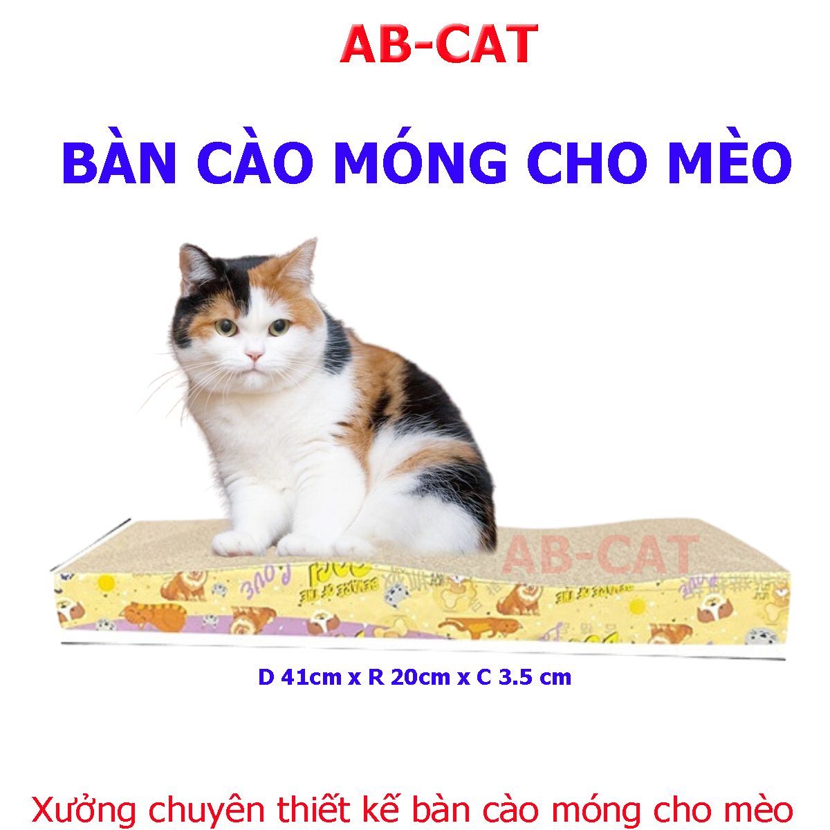 Bàn cào móng cho mèo, bàn cào cho mèo nhiều hình